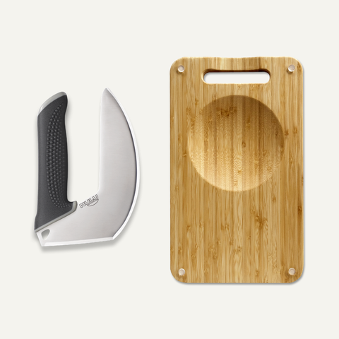 Bundle: Nulu Knife and Signature Cutting Board