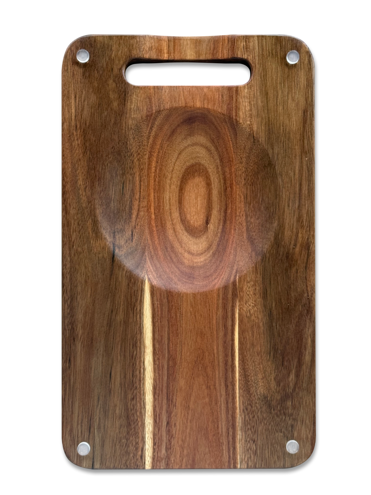 NULU Double-Sided Non-Slip Wooden Cutting Board with Built in Bowl